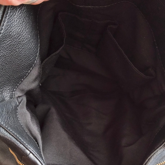 Coach Phoebe Black Pebbled Leather 3 Compartment Shoulder Bag F35723 - Picture 15 of 16